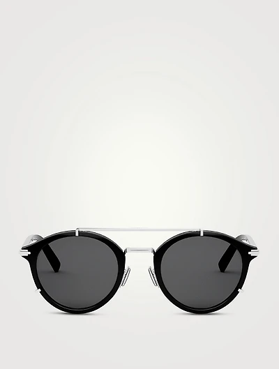 DiorBlackSuit R7U Round Sunglasses