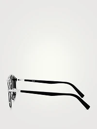 DiorBlackSuit R7U Round Sunglasses