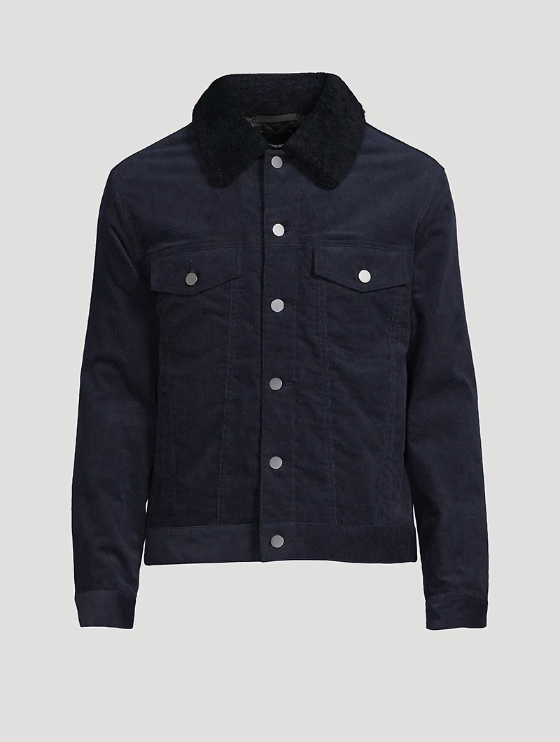 Neil Stretch Corduroy Trucker Jacket