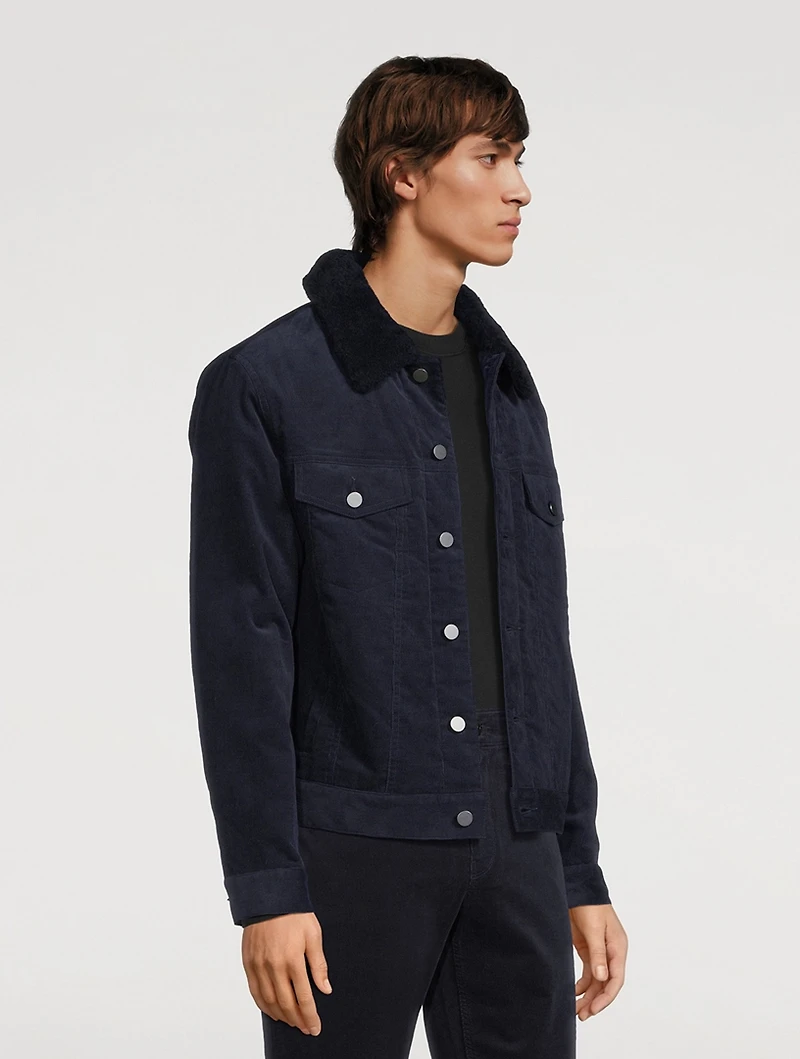 Neil Stretch Corduroy Trucker Jacket