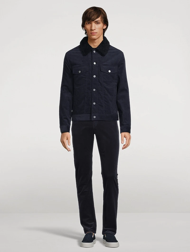 Neil Stretch Corduroy Trucker Jacket