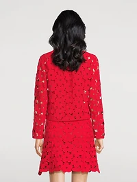 Ladina Anemones-Embroidered Jacket