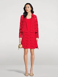 Ladina Anemones-Embroidered Jacket