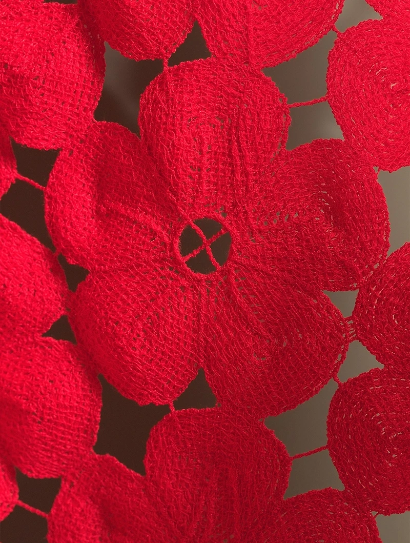 Ladina Anemones-Embroidered Jacket