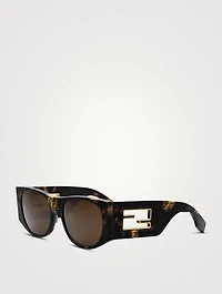 Baguette Oval Sunglasses