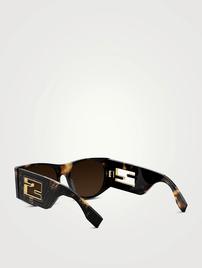 Baguette Oval Sunglasses