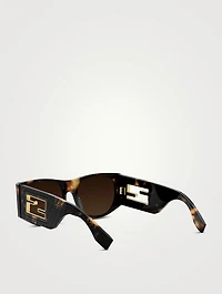Baguette Oval Sunglasses