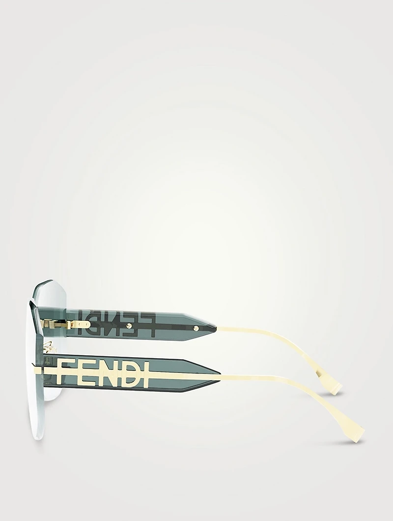 Fendigraphy Geometric Sunglasses