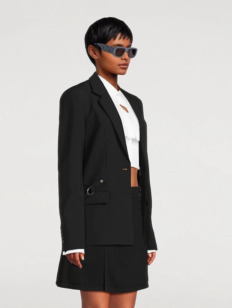 Fendi Shadow Rectangular Sunglasses