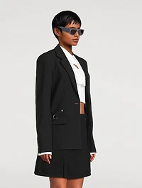 Fendi Shadow Rectangular Sunglasses