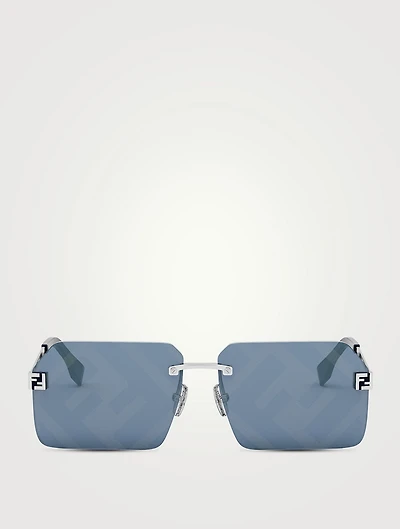 Fendi Sky Rectangular Sunglasses