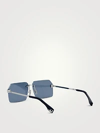 Fendi Sky Rectangular Sunglasses