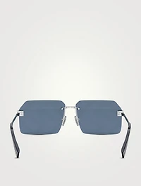 Fendi Sky Rectangular Sunglasses