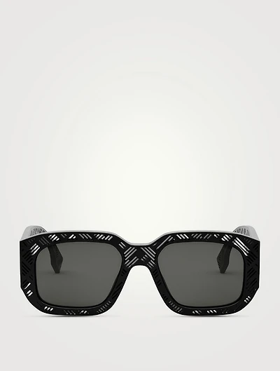Fendi Shadow Rectangular Sunglasses