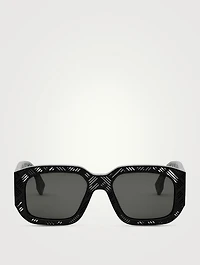 Fendi Shadow Rectangular Sunglasses