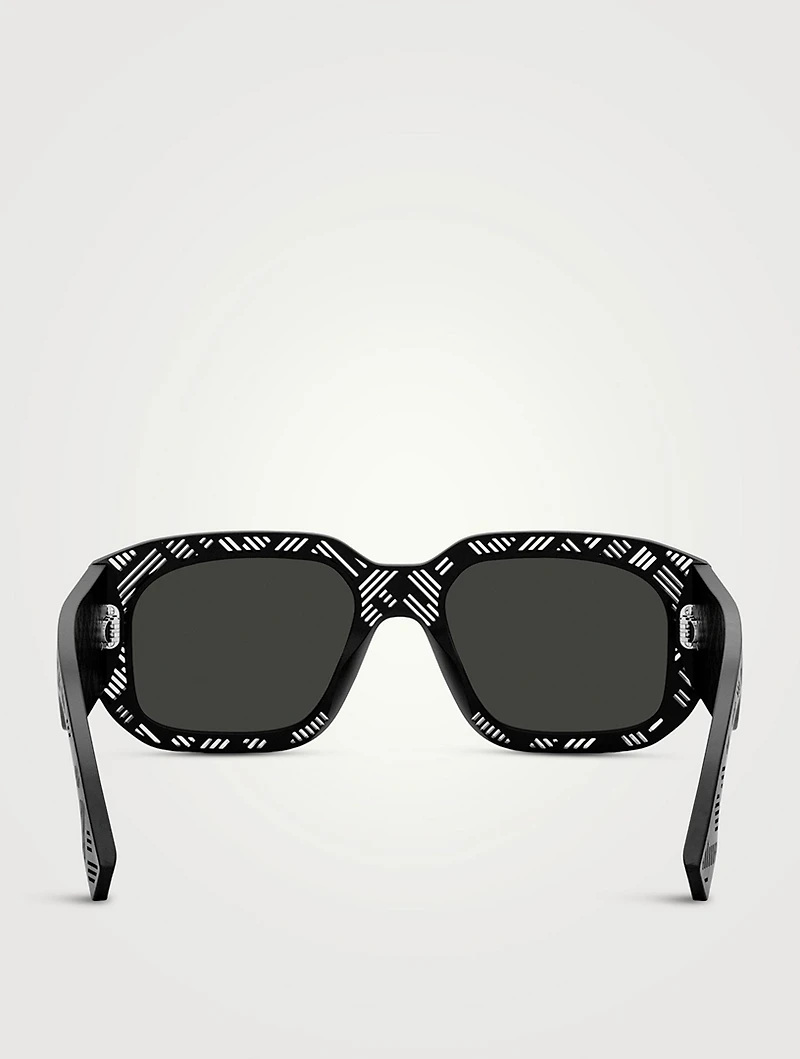 Fendi Shadow Rectangular Sunglasses