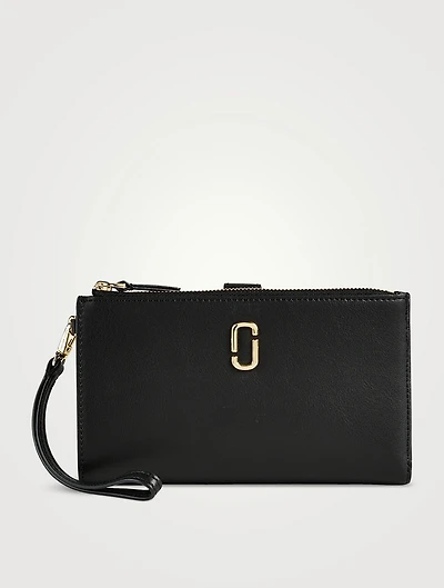 The J Marc Leather Phone Wristlet