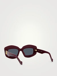 Starry Night Embellished Rectangular Sunglasses