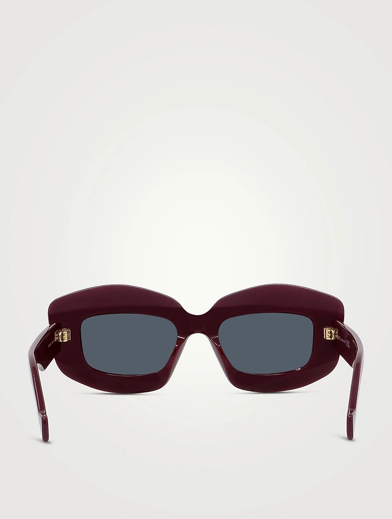 Starry Night Embellished Rectangular Sunglasses