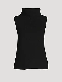 Sleeveless Wool Sweater