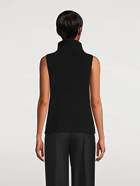 Sleeveless Wool Sweater