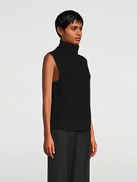 Sleeveless Wool Sweater