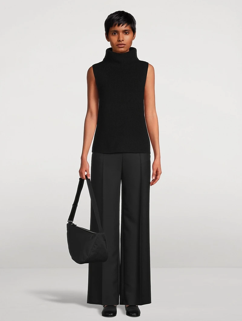 Sleeveless Wool Sweater