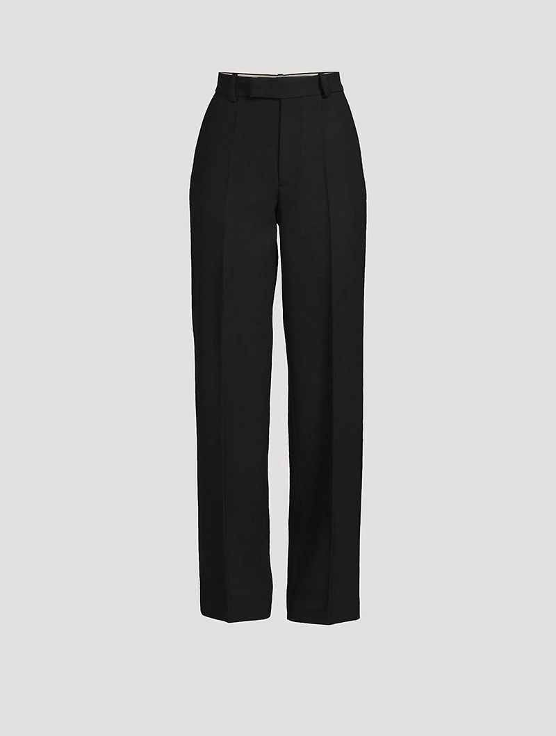 Straight-Leg Trousers