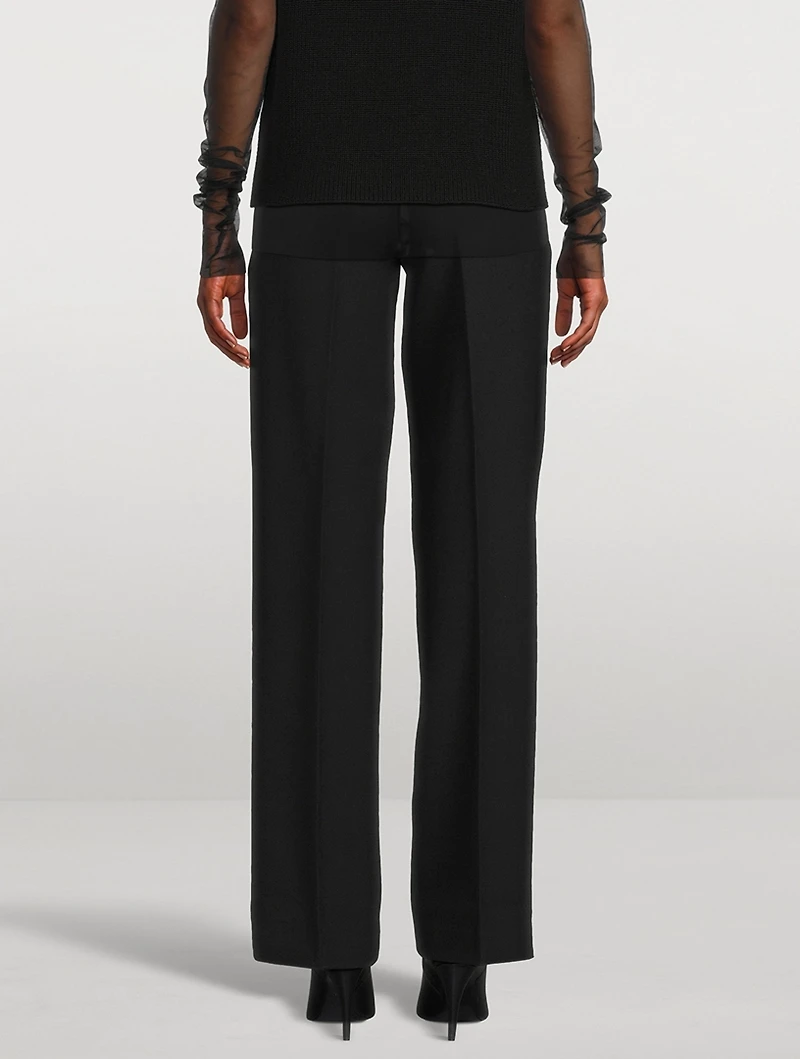 Straight-Leg Trousers