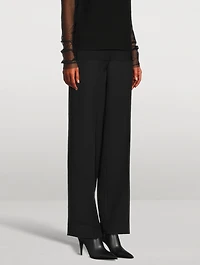 Straight-Leg Trousers