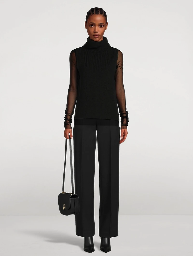 Straight-Leg Trousers