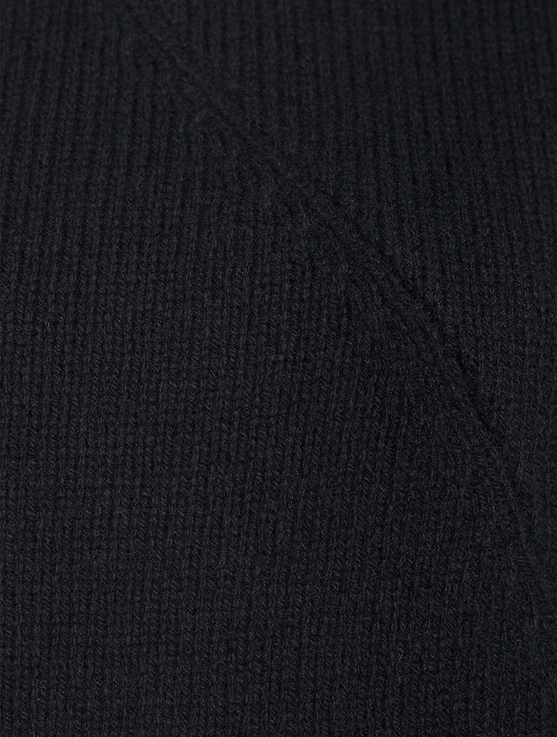 Asymmetric Wool And Cashmere Sweater