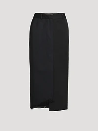 Mixed-Media Maxi Skirt