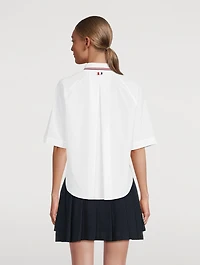 Poplin Box Pleat Shirt