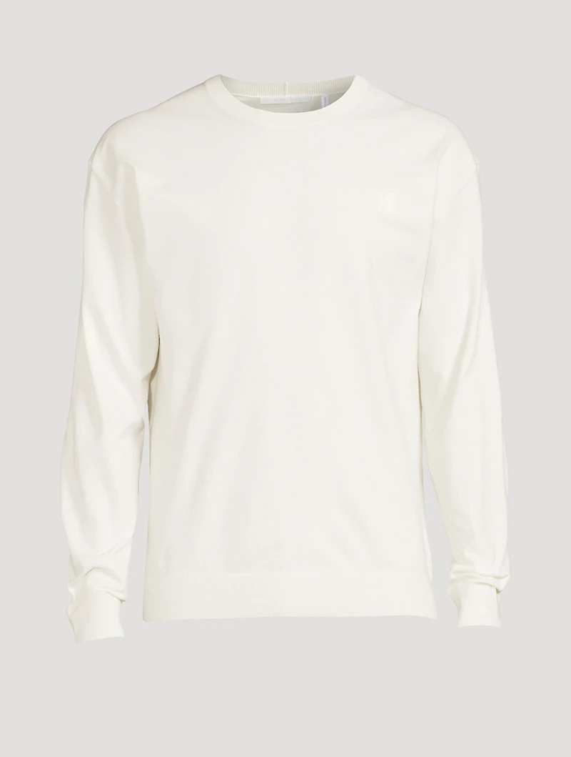 Seamed Crewneck Sweater