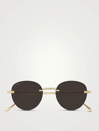 Pasha de Cartier Round Sunglasses