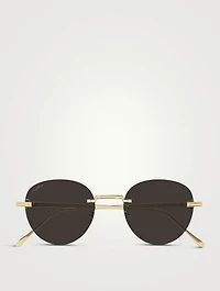 Pasha de Cartier Round Sunglasses