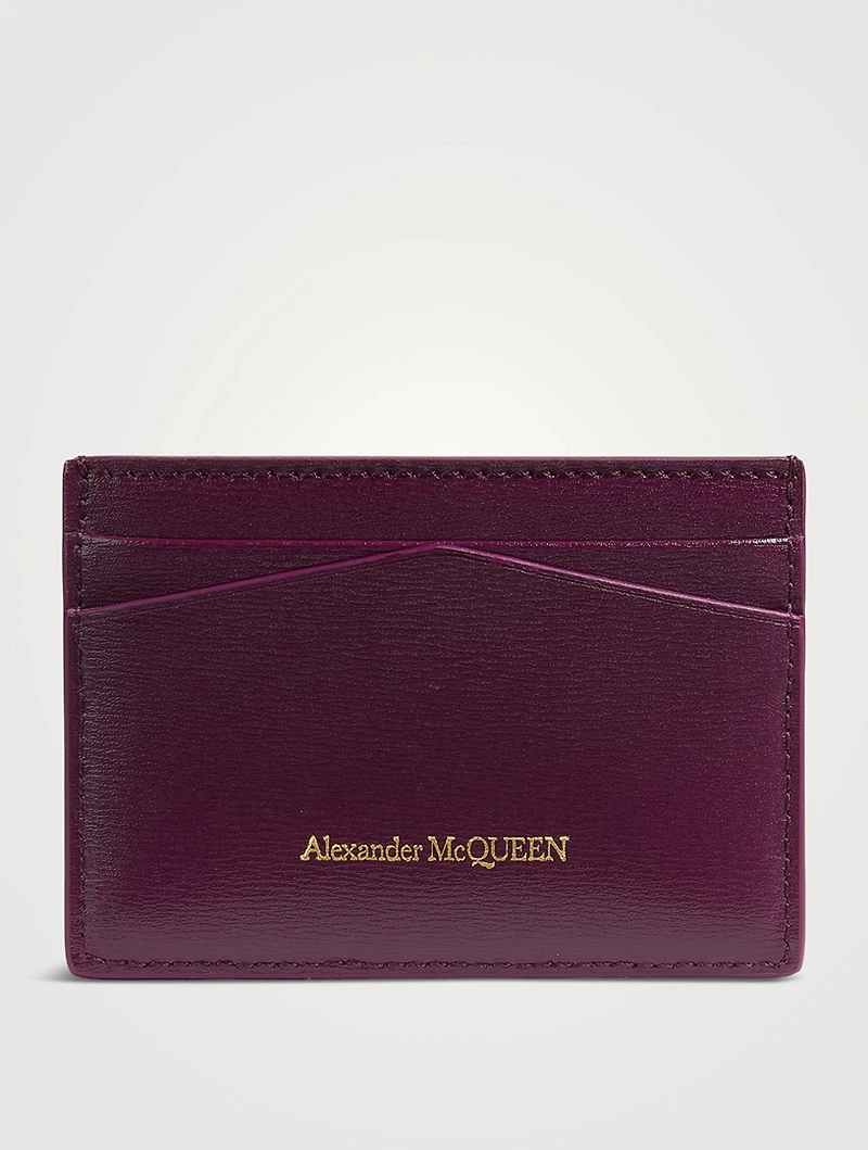 Skull Leather Card Holder
