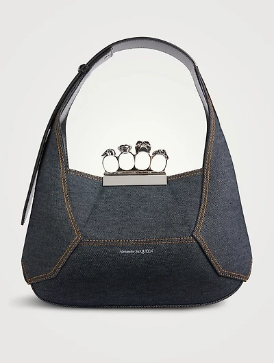 The Jewelled Denim Shoulder Bag