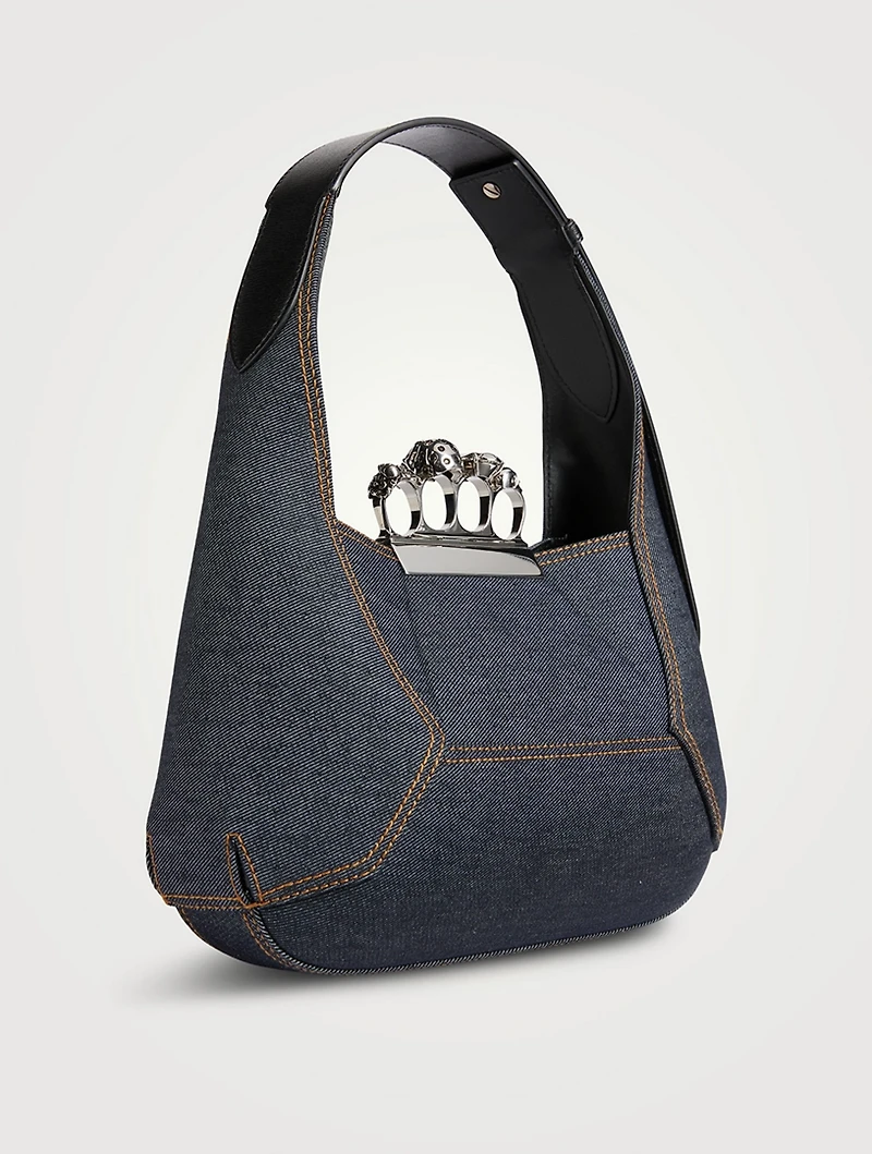 The Jewelled Denim Shoulder Bag