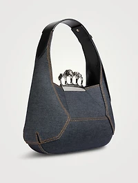 The Jewelled Denim Shoulder Bag