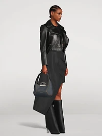 The Jewelled Denim Shoulder Bag