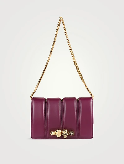 The Slash Four-Ring Leather Clutch
