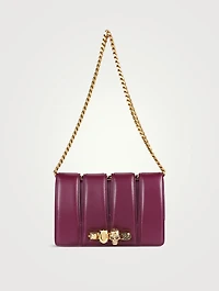 The Slash Four-Ring Leather Clutch