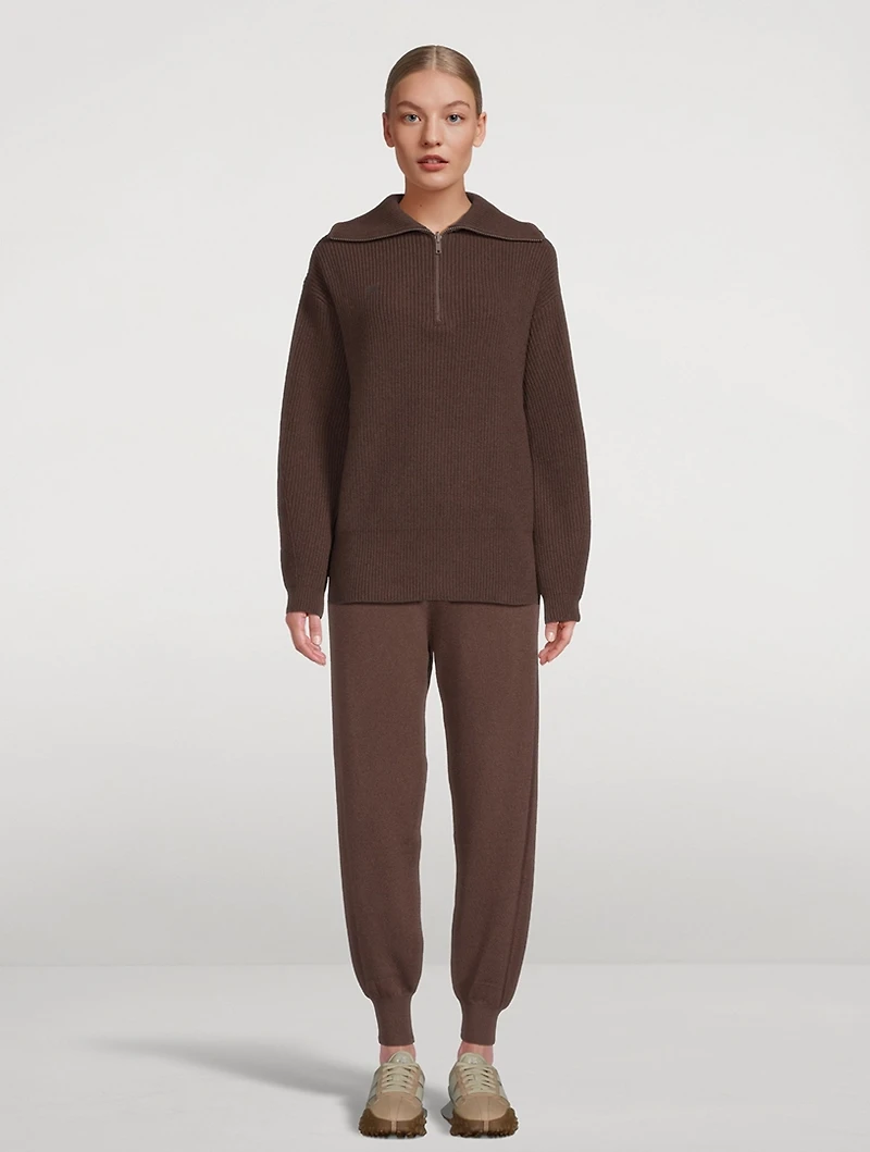 Recycled Cashmere-Blend Joggers