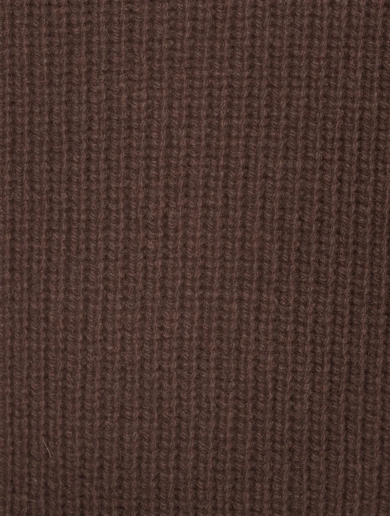 Recycled Cashmere And Wool Half-Zip Sweater