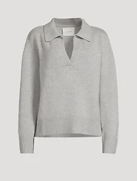 Kiki Cashmere Polo Sweater