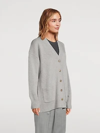 Morgan Cashmere V-Neck Cardigan