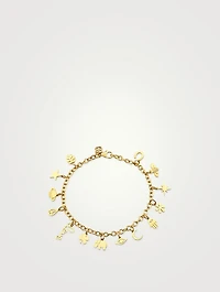 Gold Charm Bracelet