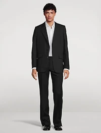 Wool Single-Breasted Jacket